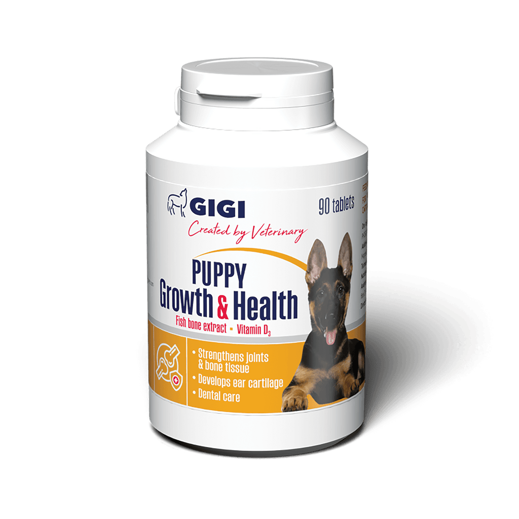 Vitamins for puppies are important for growth and health
