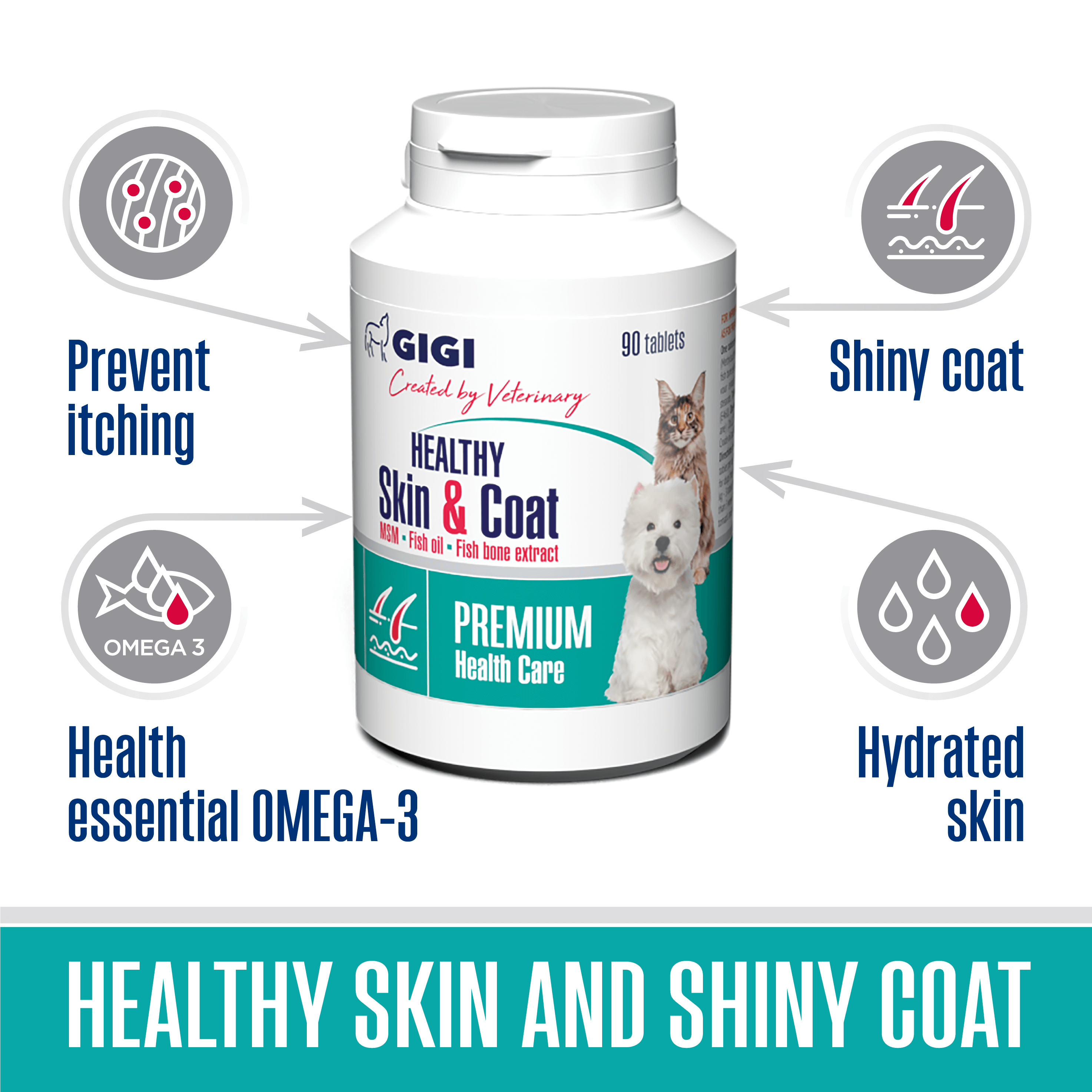 Cat skin supplement hot sale